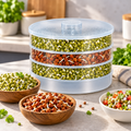4 Compartment Sprout Maker | Multi-Layer Sprouting Container for Home Use